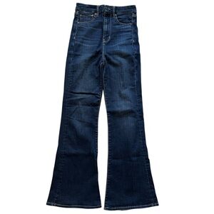 American Eagle‎ Curvy Highest Rise Flare Jeans Dark Wash Size 4 Regular
